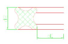 星形橡膠密封圈截面圖